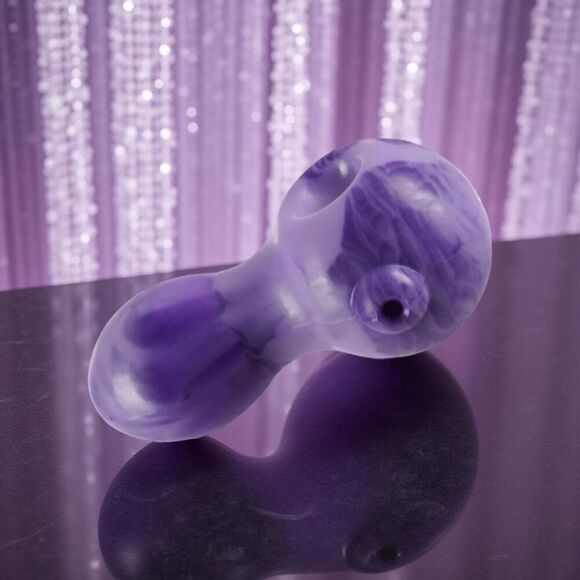 NIP Bark Box 420 Purple Nylon Super Chewer Woof Woof Pass Dog Bowl NEW UNOpened - Picture 1 of 2